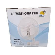 6” Virti-Clip Fan